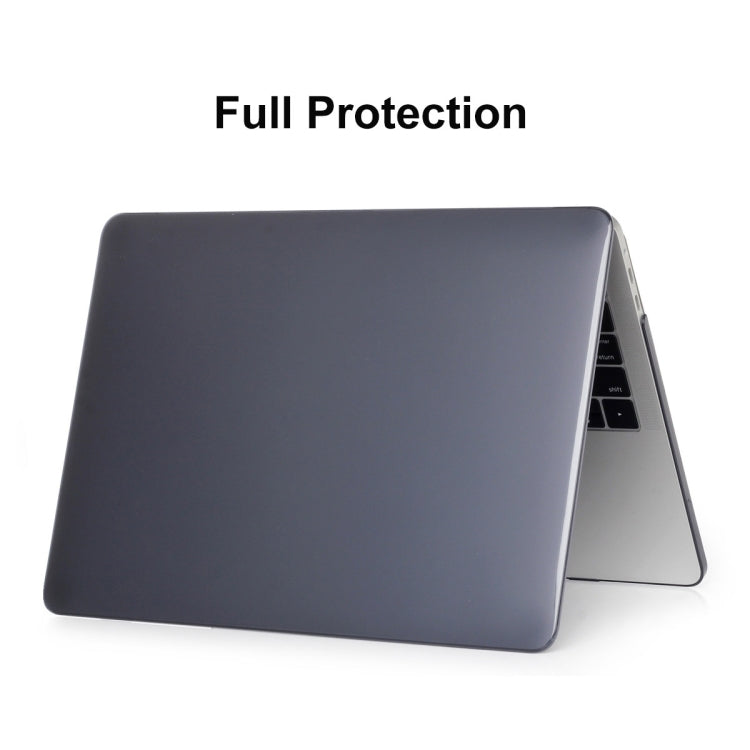 ENKAY Hat-Prince 3 in 1 For MacBook Pro 13 inch A2289 / A2251 (2020) Crystal Hard Shell Protective Case + Europe Version Ultra-thin TPU Keyboard Protector Cover + Anti-dust Plugs Set(Black) - MacBook Pro Cases by ENKAY | Online Shopping UK | buy2fix