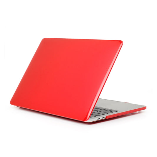 ENKAY Hat-Prince 3 in 1 For MacBook Pro 13 inch A2289 / A2251 (2020) Crystal Hard Shell Protective Case + Europe Version Ultra-thin TPU Keyboard Protector Cover + Anti-dust Plugs Set(Red) by ENKAY