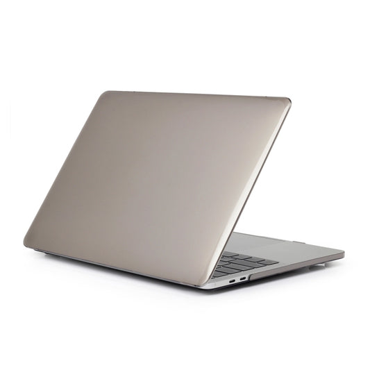 ENKAY Hat-Prince 3 in 1 For MacBook Pro 13 inch A2289 / A2251 (2020) Crystal Hard Shell Protective Case + Europe Version Ultra-thin TPU Keyboard Protector Cover + Anti-dust Plugs Set(Grey) by ENKAY