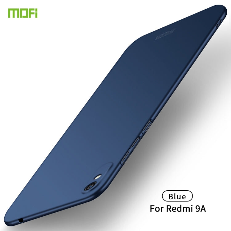 For Xiaomi Redmi 9A MOFI Frosted PC Ultra-thin Hard Case(Blue) - Xiaomi Cases by MOFI | Online Shopping UK | buy2fix