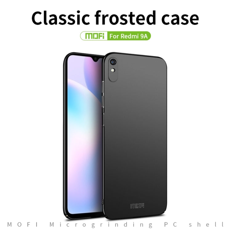 For Xiaomi Redmi 9A MOFI Frosted PC Ultra-thin Hard Case(Blue) - Xiaomi Cases by MOFI | Online Shopping UK | buy2fix