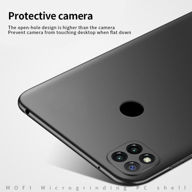 For Xiaomi Redmi 9C MOFI Frosted PC Ultra-thin Hard Case(Black) - Xiaomi Cases by MOFI | Online Shopping UK | buy2fix