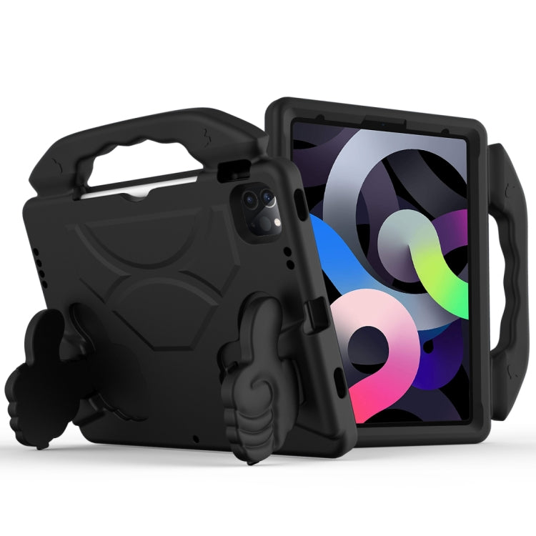 Children EVA Shockproof Tablet Case with Thumb Bracket For iPad Air 2022 / 2020 10.9(Black) - iPad Air (2022) / (2020) 10.9 Cases by buy2fix | Online Shopping UK | buy2fix