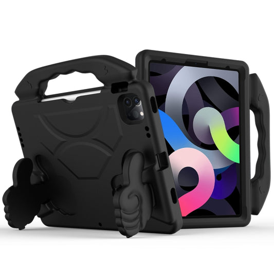 Children EVA Shockproof Tablet Case with Thumb Bracket For iPad Air 2022 / 2020 10.9(Black) - iPad Air (2022) / (2020) 10.9 Cases by buy2fix | Online Shopping UK | buy2fix