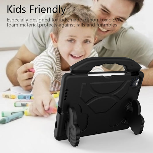Children EVA Shockproof Tablet Case with Thumb Bracket For iPad Air 2022 / 2020 10.9(Black) - iPad Air (2022) / (2020) 10.9 Cases by buy2fix | Online Shopping UK | buy2fix