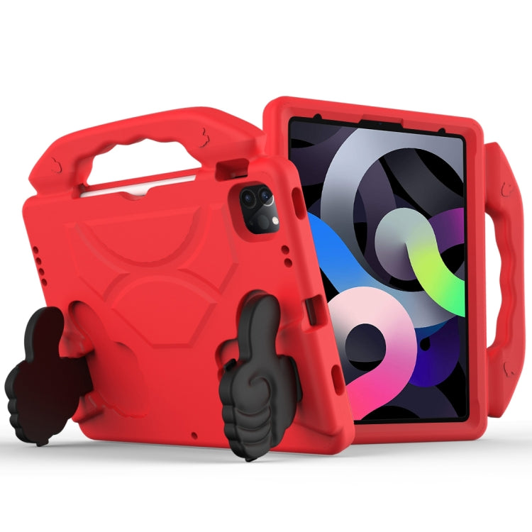 Children EVA Shockproof Tablet Case with Thumb Bracket For iPad Air 2022 / 2020 10.9(Red) - iPad Air (2022) / (2020) 10.9 Cases by buy2fix | Online Shopping UK | buy2fix