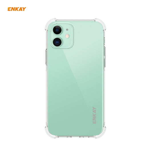 For iPhone 12 mini Hat-Prince ENKAY ENK-PC049 Clear TPU Soft Case Shockproof Cover - iPhone 12 mini Cases by ENKAY | Online Shopping UK | buy2fix