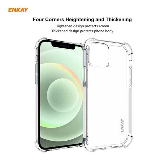 For iPhone 12 mini Hat-Prince ENKAY ENK-PC049 Clear TPU Soft Case Shockproof Cover - iPhone 12 mini Cases by ENKAY | Online Shopping UK | buy2fix