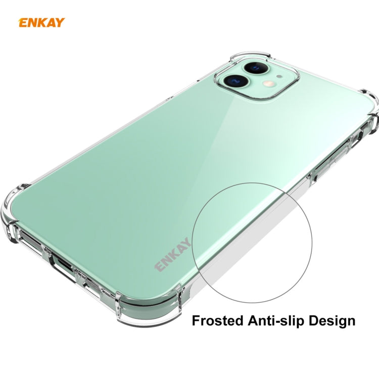 For iPhone 12 mini Hat-Prince ENKAY ENK-PC049 Clear TPU Soft Case Shockproof Cover - iPhone 12 mini Cases by ENKAY | Online Shopping UK | buy2fix