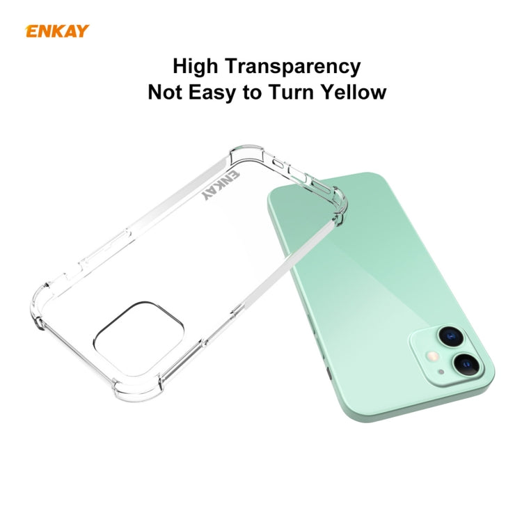 For iPhone 12 mini Hat-Prince ENKAY ENK-PC049 Clear TPU Soft Case Shockproof Cover - iPhone 12 mini Cases by ENKAY | Online Shopping UK | buy2fix