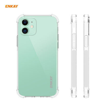 For iPhone 12 mini Hat-Prince ENKAY ENK-PC049 Clear TPU Soft Case Shockproof Cover - iPhone 12 mini Cases by ENKAY | Online Shopping UK | buy2fix