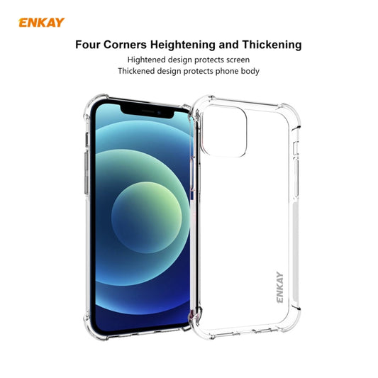 For iPhone 12 Pro Max Hat-Prince ENKAY ENK-PC049 Clear TPU Soft Case Shockproof Cover - iPhone 12 Pro Max Cases by ENKAY | Online Shopping UK | buy2fix