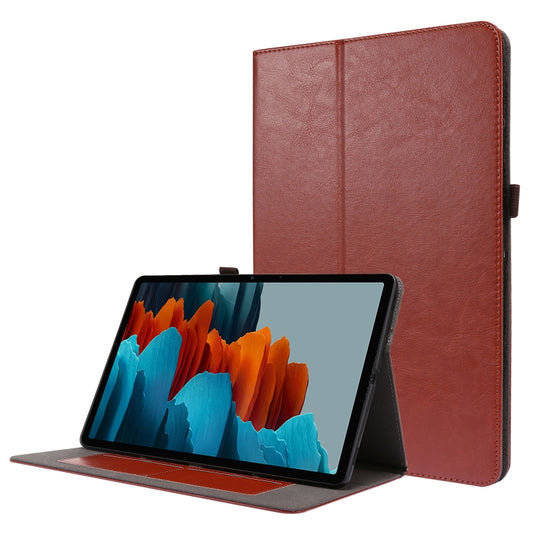 For Samsung Galaxy Tab S8+ / Tab S8 Plus / Tab S7 FE / Tab S7+ T970/T976B 2-Folding Business Horizontal Flip PU Leather Case with Card Slots & Holder(Gongkeli Color) by buy2fix