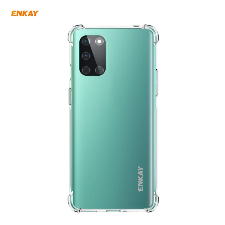 For OnePlus 8T Hat-Prince ENKAY Clear TPU Shockproof Case Soft Anti-slip Cover - OnePlus Cases by ENKAY | Online Shopping UK | buy2fix
