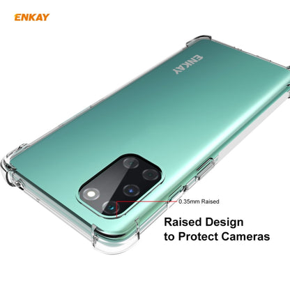 For OnePlus 8T Hat-Prince ENKAY Clear TPU Shockproof Case Soft Anti-slip Cover - OnePlus Cases by ENKAY | Online Shopping UK | buy2fix