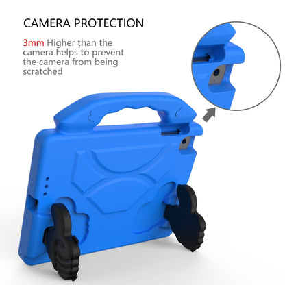 For iPad Mini 5/4/3/2/1 EVA Material Children Flat Anti Falling Cover Protective Shell With Thumb Bracket(Blue) - iPad Mini 4 & 3 & 2 & 1 Cases by buy2fix | Online Shopping UK | buy2fix