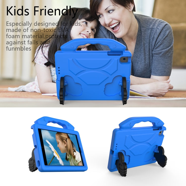 For iPad Mini 5/4/3/2/1 EVA Material Children Flat Anti Falling Cover Protective Shell With Thumb Bracket(Blue) - iPad Mini 4 & 3 & 2 & 1 Cases by buy2fix | Online Shopping UK | buy2fix