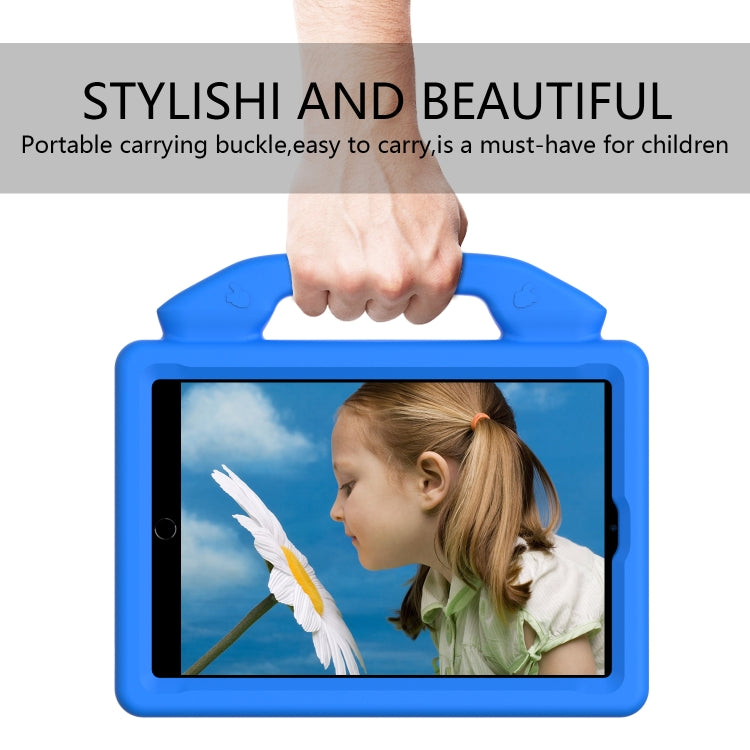 For iPad Mini 5/4/3/2/1 EVA Material Children Flat Anti Falling Cover Protective Shell With Thumb Bracket(Blue) - iPad Mini 4 & 3 & 2 & 1 Cases by buy2fix | Online Shopping UK | buy2fix