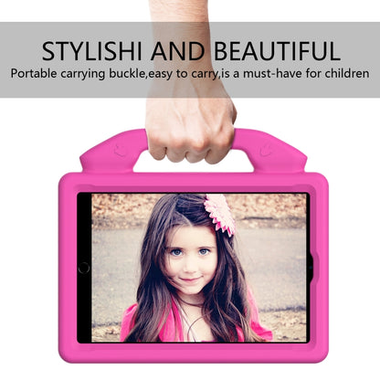 For iPad Mini 5/4/3/2/1 EVA Material Children Flat Anti Falling Cover Protective Shell With Thumb Bracket(RoseRed) - iPad Mini 4 & 3 & 2 & 1 Cases by buy2fix | Online Shopping UK | buy2fix