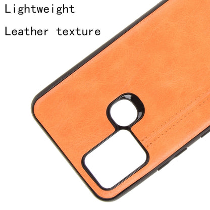 For Infinix Hot 10 Shockproof Sewing Cow Pattern Skin PC + PU + TPU Case(Orange) - Infinix Cases by idewei | Online Shopping UK | buy2fix