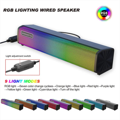 Q9 Pro RGB Wireless Bluetooth Outdoor Portable Bluetooth Speaker Subwoofer Home Theater Subwoofer Speaker, Support AUX IN, TF Card Function - Desktop Speaker by buy2fix | Online Shopping UK | buy2fix