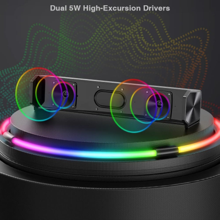 Q9 Pro RGB Wireless Bluetooth Outdoor Portable Bluetooth Speaker Subwoofer Home Theater Subwoofer Speaker, Support AUX IN, TF Card Function - Desktop Speaker by buy2fix | Online Shopping UK | buy2fix