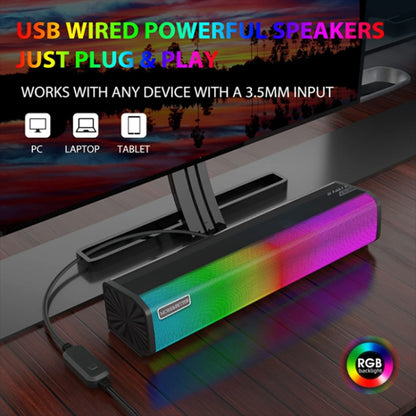 Q9 Pro RGB Wireless Bluetooth Outdoor Portable Bluetooth Speaker Subwoofer Home Theater Subwoofer Speaker, Support AUX IN, TF Card Function - Desktop Speaker by buy2fix | Online Shopping UK | buy2fix