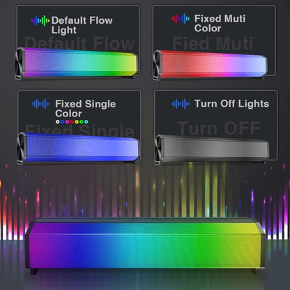 Q9 Pro RGB Wireless Bluetooth Outdoor Portable Bluetooth Speaker Subwoofer Home Theater Subwoofer Speaker, Support AUX IN, TF Card Function - Desktop Speaker by buy2fix | Online Shopping UK | buy2fix