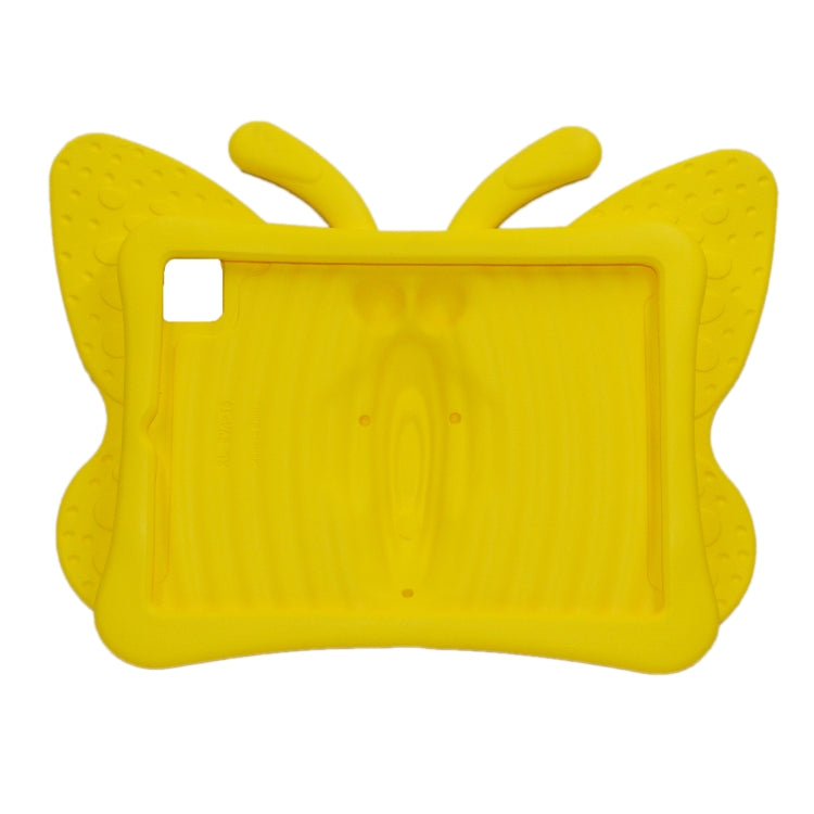 Butterfly Bracket Style EVA Children Shockproof Protective Case For iPad Air 2022 / 2020 10.9(Yellow) - iPad Air (2022) / (2020) 10.9 Cases by buy2fix | Online Shopping UK | buy2fix