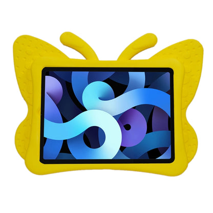 Butterfly Bracket Style EVA Children Shockproof Protective Case For iPad Air 2022 / 2020 10.9(Yellow) - iPad Air (2022) / (2020) 10.9 Cases by buy2fix | Online Shopping UK | buy2fix