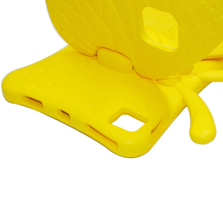 For iPad Pro 11 (2020 / 2018) Butterfly Bracket Style EVA Children Shockproof Protective Tablet Case(Yellow) - iPad Pro 11 (2020) Cases by buy2fix | Online Shopping UK | buy2fix