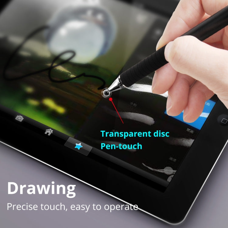 AT-12 3 in 1 Touch Screen Capacitive Pen with Common Writing Pen & Mobile Phone Writing Pen Function is Suitable for Apple / Huawei / Samsung(Silver) - Stylus Pen by buy2fix | Online Shopping UK | buy2fix