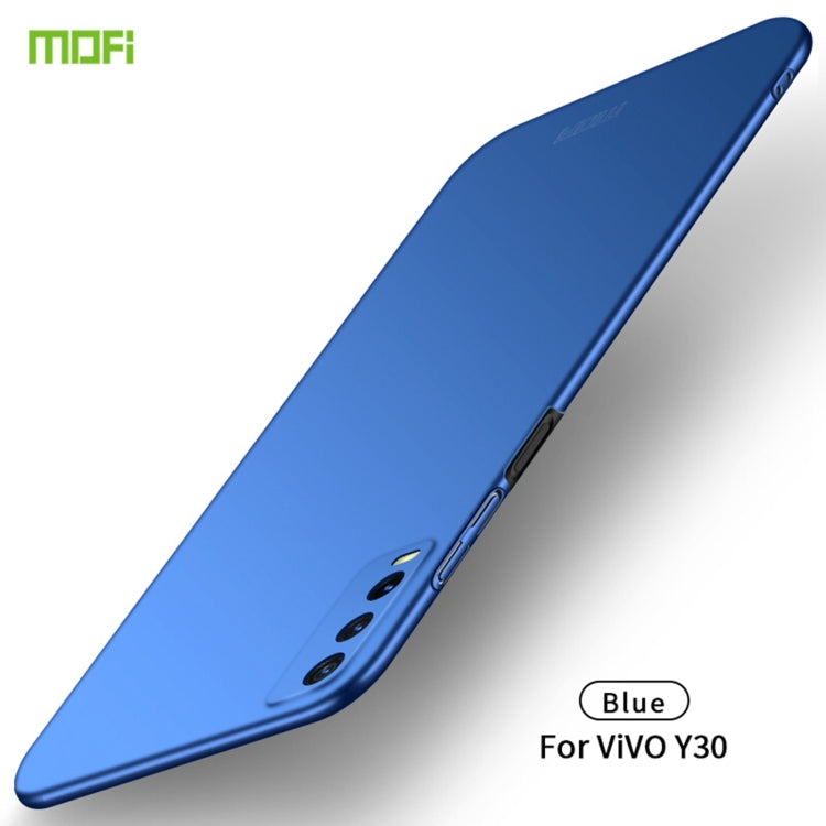 For vivo Y30 MOFI Frosted PC Ultra-thin Hard Case (Blue) - vivo Cases by MOFI | Online Shopping UK | buy2fix