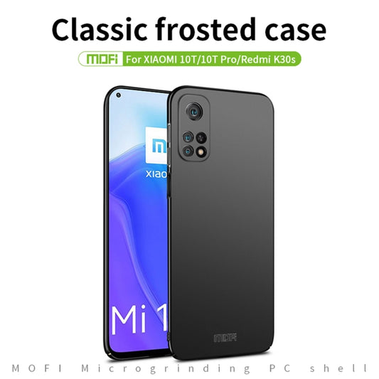 For Xiaomi Mi 10T / 10T Pro / K30S MOFI Frosted PC Ultra-thin Hard C(Black) by MOFI