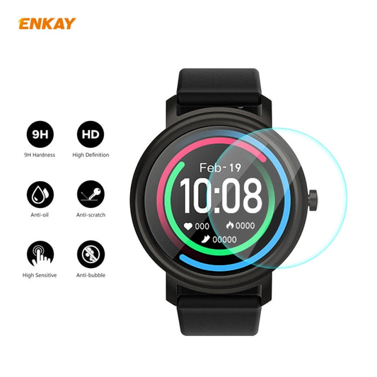 5 PCS For Xiaomi Mibro Air ENKAY Hat-Prince 0.2mm 9H 2.15D Curved Edge Tempered Glass Film by ENKAY