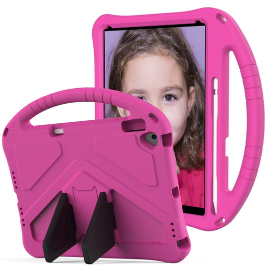 For iPad 10.2 2021 / 2020 / 2019 EVA Flat Anti Falling Protective Case Shell with Holder(RoseRed) - iPad 10.2 Cases by buy2fix | Online Shopping UK | buy2fix