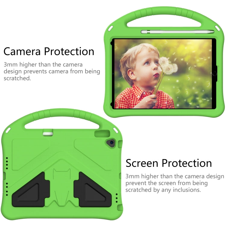 For iPad 10.2 2021 / 2020 / 2019 EVA Flat Anti Falling Protective Case Shell with Holder(Green) - iPad 10.2 Cases by buy2fix | Online Shopping UK | buy2fix