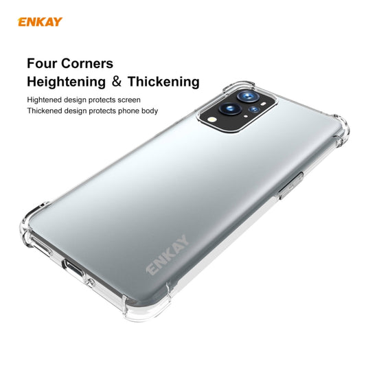 For OnePlus 9 Pro Hat-Prince ENKAY Clear TPU Shockproof Case Soft Anti-slip Cover by ENKAY