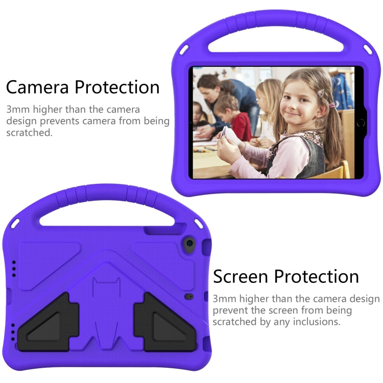 For iPad Mini5/4/3/2/1 EVA Flat Anti Falling Protective Case Shell with Holder(Purple) - iPad Mini 4 & 3 & 2 & 1 Cases by buy2fix | Online Shopping UK | buy2fix