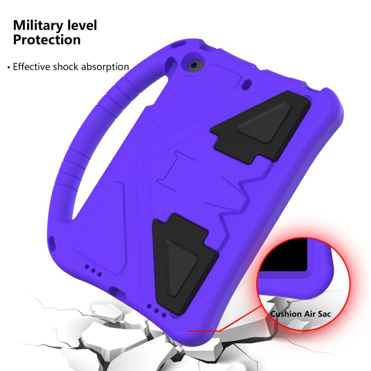 For iPad Mini5/4/3/2/1 EVA Flat Anti Falling Protective Case Shell with Holder(Purple) - iPad Mini 4 & 3 & 2 & 1 Cases by buy2fix | Online Shopping UK | buy2fix