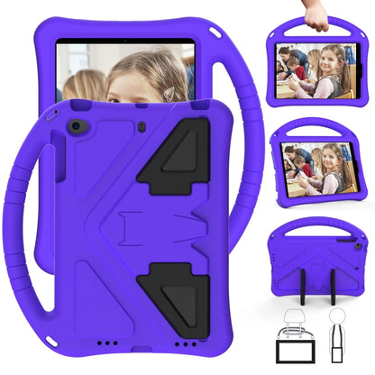 For iPad Mini5/4/3/2/1 EVA Flat Anti Falling Protective Case Shell with Holder(Purple) - iPad Mini 4 & 3 & 2 & 1 Cases by buy2fix | Online Shopping UK | buy2fix
