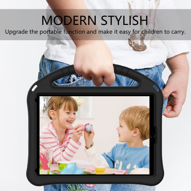 For iPad Air/Air2/9.7(2018)&(2017) EVA Flat Anti Falling Protective Case Shell with Holder(Black) - iPad 9.7 (2018) & (2017) Cases by buy2fix | Online Shopping UK | buy2fix