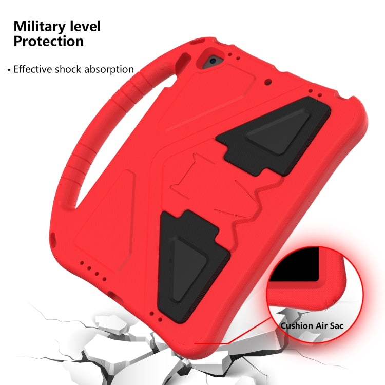 For iPad Air/Air2/9.7(2018)&(2017) EVA Flat Anti Falling Protective Case Shell with Holder(Red) - iPad 9.7 (2018) & (2017) Cases by buy2fix | Online Shopping UK | buy2fix
