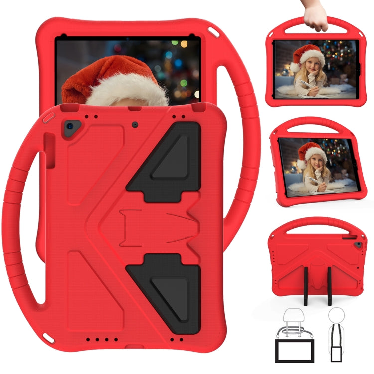 For iPad Air/Air2/9.7(2018)&(2017) EVA Flat Anti Falling Protective Case Shell with Holder(Red) - iPad 9.7 (2018) & (2017) Cases by buy2fix | Online Shopping UK | buy2fix