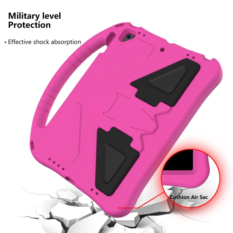 For iPad Air/Air2/9.7(2018)&(2017) EVA Flat Anti Falling Protective Case Shell with Holder(RoseRed) - iPad 9.7 (2018) & (2017) Cases by buy2fix | Online Shopping UK | buy2fix