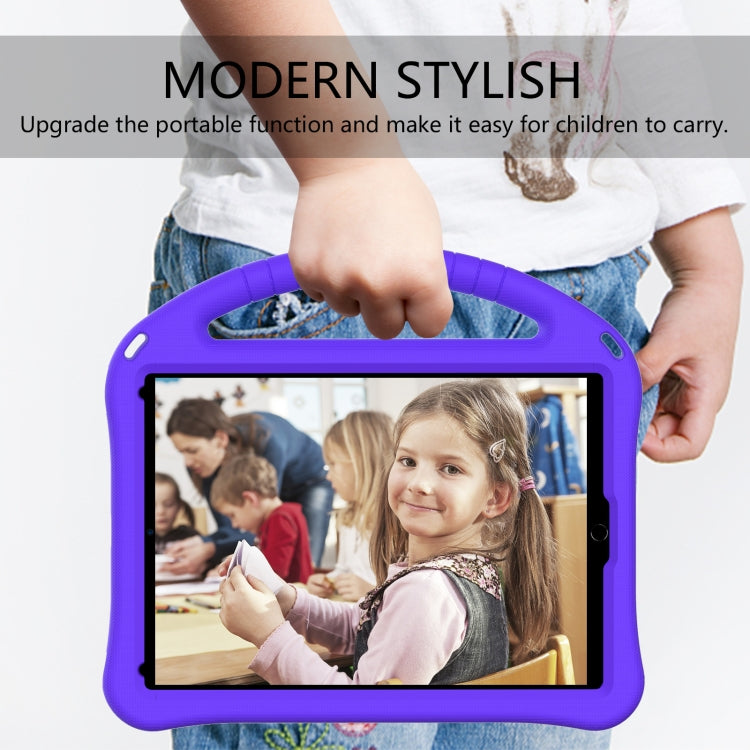 For iPad Air/Air2/9.7(2018)&(2017) EVA Flat Anti Falling Protective Case Shell with Holder(Purple) - iPad 9.7 (2018) & (2017) Cases by buy2fix | Online Shopping UK | buy2fix
