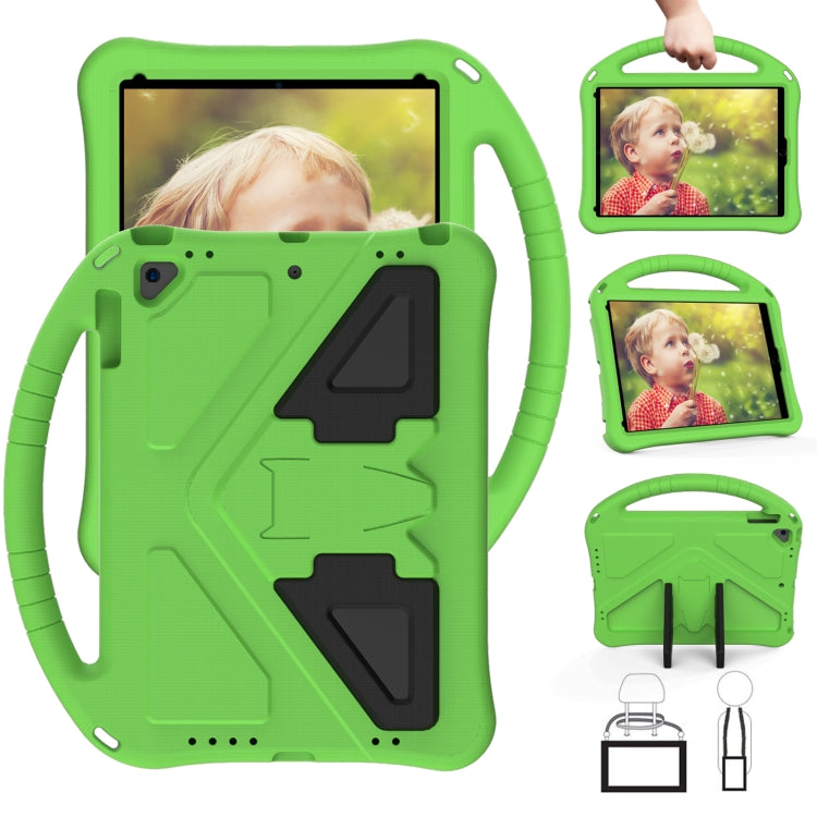 For iPad Air/Air2/9.7(2018)&(2017) EVA Flat Anti Falling Protective Case Shell with Holder(Green) - iPad 9.7 (2018) & (2017) Cases by buy2fix | Online Shopping UK | buy2fix