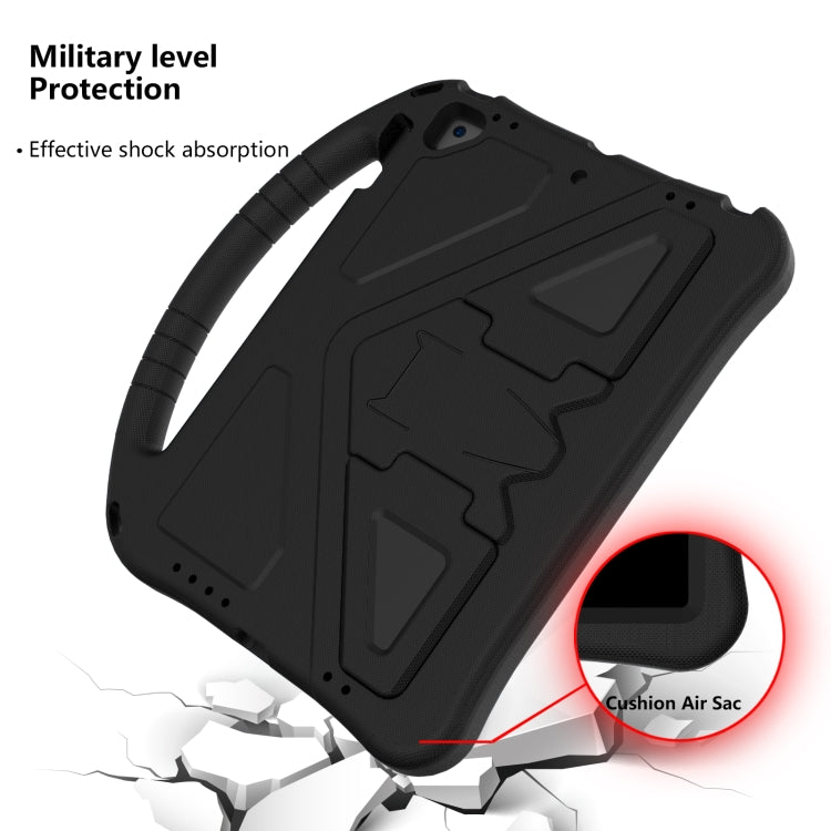 For iPad Pro 9.7 EVA Flat Anti Falling Protective Case Shell with Holder(Black) - iPad 9.7 (2018) & (2017) Cases by buy2fix | Online Shopping UK | buy2fix