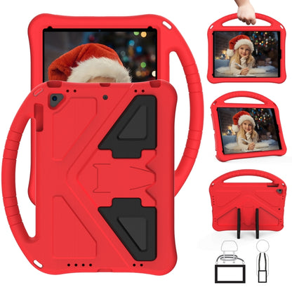 For iPad Pro 9.7 EVA Flat Anti Falling Protective Case Shell with Holder(Red) - iPad 9.7 (2018) & (2017) Cases by buy2fix | Online Shopping UK | buy2fix