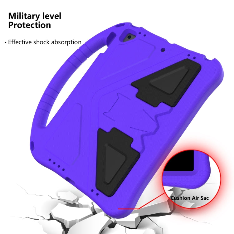 For iPad Pro 9.7 EVA Flat Anti Falling Protective Case Shell with Holder(Purple) - iPad 9.7 (2018) & (2017) Cases by buy2fix | Online Shopping UK | buy2fix